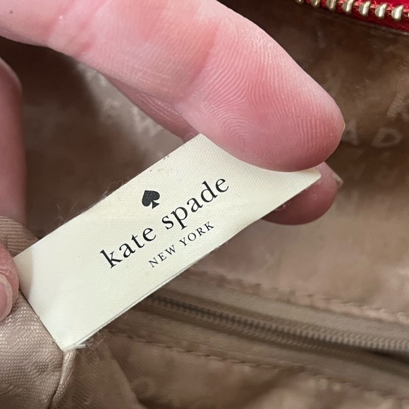 Kate Spade Baxter street Marian satchel in vibrant red leather - Picture 11 of 16